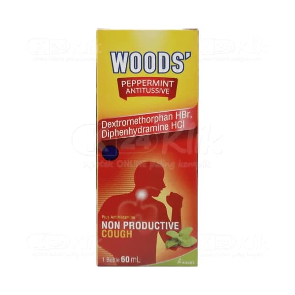 WOODS' PEPPERMINT ATT SYR @ 60 ML