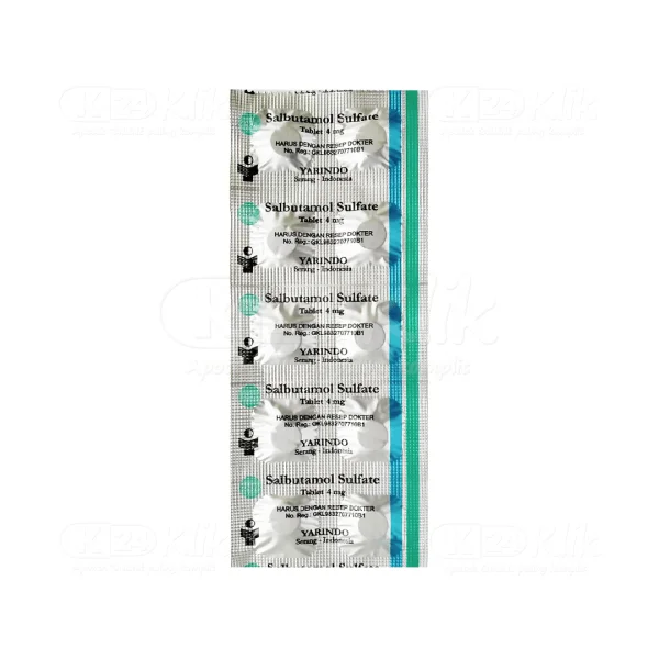 SALBUTAMOL 4 MG TABLET YARINDO