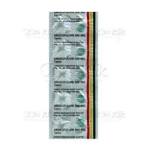 GRISEOFULVIN 500MG TAB PHARMA