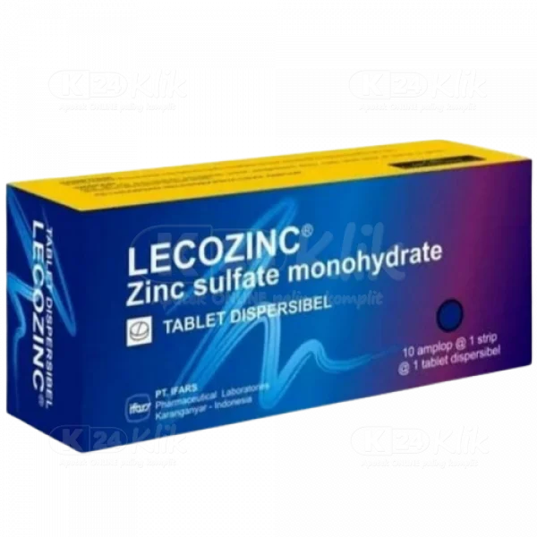 LECOZINC 20 MG TAB
