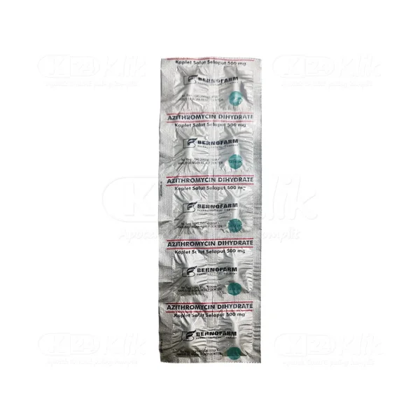 AZITHROMYCIN 500 MG KAPL BERNO