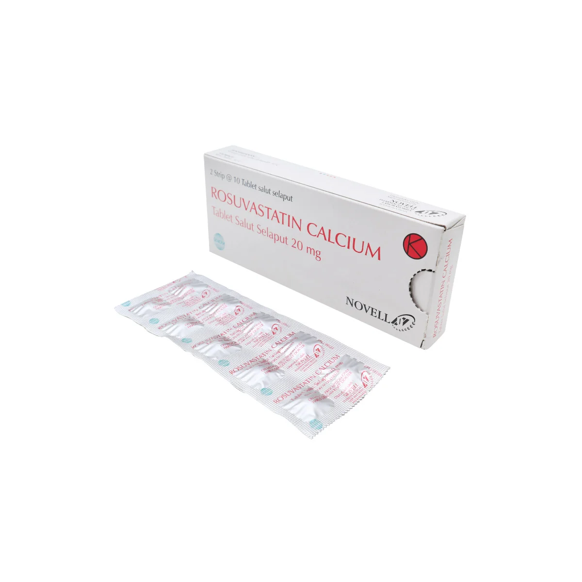 ROSUVASTATIN CALCIUM 20 MG TAB NOVELL