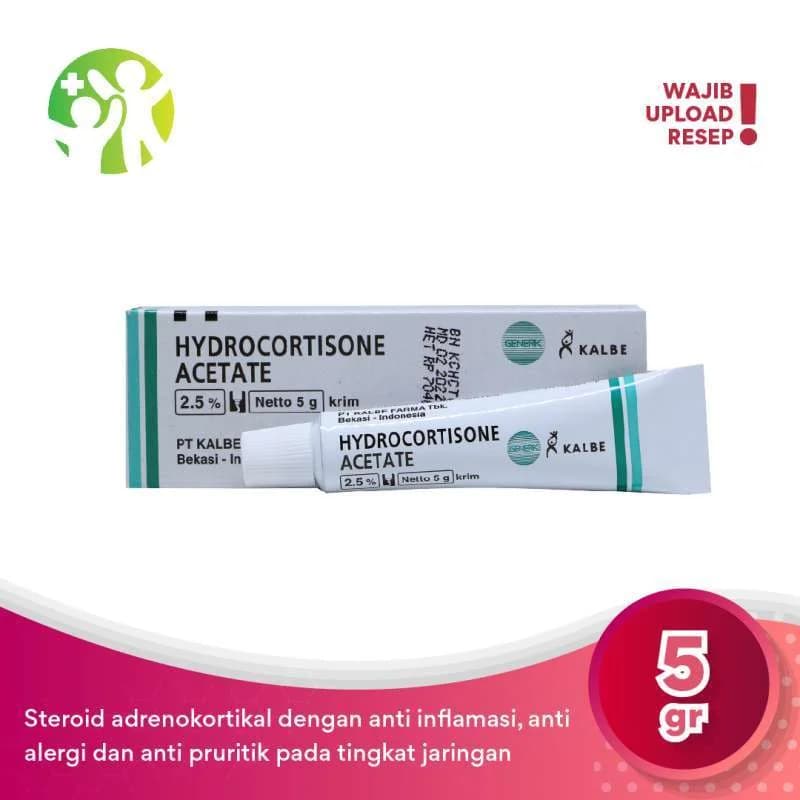 HYDROCORTISON 2.5% CRM KALBE